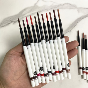 Delineador de Labios Mineral Cremoso al por Mayor, 15 Colores, Tubo Blanco, Vegano, Alta Pigmentación, Resistente al Agua, Protector Solar, Marrón Mate, Maquillaje - Product Image 1