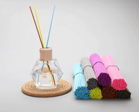 Bâtonnets diffuseurs de parfum en fibres colorées Lovsens, longue durée, sans flamme, pour diffuseur d'arômes