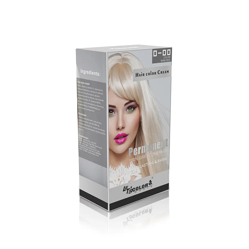 Private label italian professional white colour hair dye color remover