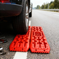 HM6007 Tapis de traction pour pneus neige, rampes de récupération tout-terrain, planches de traction 2 pièces pour Jeep