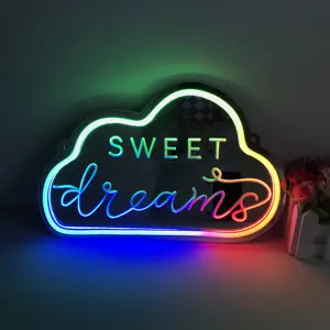 Letreros de Neón para Decoración de Pared, Luces LED Creativas Personalizadas para Interiores, Fiestas de Cumpleaños, Actividades de Club