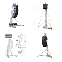 Torre de montaje profesional de aleación de aluminio para altavoces Line Array, torre de truss, riel de montaje, hardware de montaje