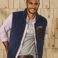 Gilet polaire sans manches pour l'extérieur avec poche zippée Gilet en Sherpa réversible uni à fermeture éclair