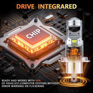 JHS卸売<span class=keywords><strong>LED</strong></span>ヘッドライトバルブプラグアンドプレイミニレンズカーヘッドランプ（CanbusデュアルビームH7 H4 H11ドライビングライト）販売代理店向け - Product Image 4