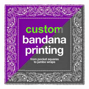 Pañuelo Multifuncional Elegante para Hombre, Pañuelo para el Cabello Estampado, Pañuelos Personalizados para Eventos y Marca - Product Image 1