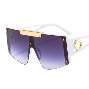 NWOGLSS 7158 nouveau carré grand cadre coloré PC lunettes de soleil en plein air <span class=keywords><strong>2021</strong></span> - Product Image 4