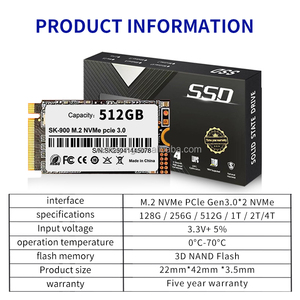M.2 NVMe PCIE 2242 4テラバイトデスクトップ & ゲーミングノートブックハードドライブPCゲーミング用高性能 - Product Image 6