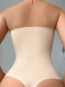 Groothandel Dames Haak Sluiting Volledig Lichaamsvormende Shapewear Buik- en Billenlift Bodysuit Sexy Thong Slankmakend Antislip Siliconen Vrouwen Shapewear - Product Image 4