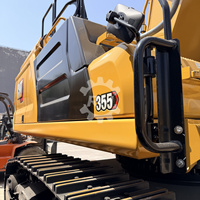 Excavatrice CAT 355 d'occasion à vendre, 51,5 tonnes, pour projets d'aménagement paysager, exportateur de machines de construction CAT349 CAT352 CAT374