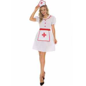 Infirmière <span class=keywords><strong>Sexy</strong></span> Cosplay Uniforme Costume Femmes <span class=keywords><strong>Sexy</strong></span> Lingerie Docteur Jeu de Rôle Robe Exotique avec Couvre-chef - Product Image 6
