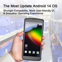 TIMY M93, lecteur de codes-barres 2D NFC intelligent portable, écran tactile 8 cœurs, clavier physique 5 pouces, Android PDA, caméra arrière 13MP