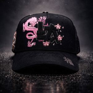 Casquette de baseball unisexe originale à 5 panneaux et visière incurvée, qualité G5, modèle Rude Awakening <span class=keywords><strong>Lalala</strong></span> – Meilleure vente en gros - Product Image 6