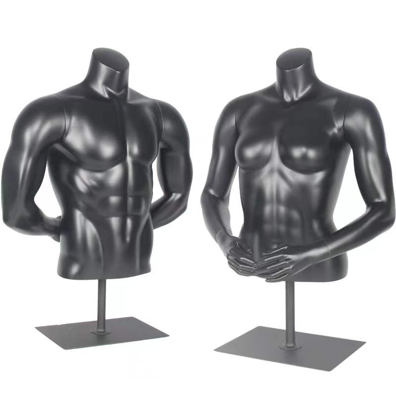 トルソーマネキンスポーツマネキンハーフスケールマネキン男性の胴体