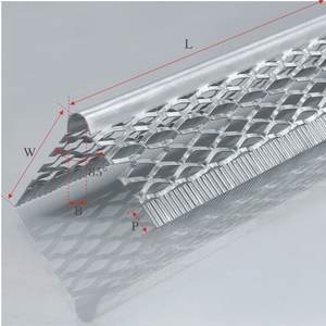 2024 aluminium cloison sèche coin perle métal Angle perle mur coin Protection plâtre Angle perle - Product Image 4