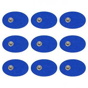 Électrodes auto-adhésives de remplacement réutilisables en tissu non tissé pour appareil <span class=keywords><strong>TENS</strong></span>/EMS, vente en gros - Product Image 3