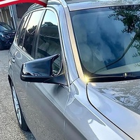 JDMotorsport88 2 piezas Cubiertas de Espejo Retrovisor en Negro Brillante ABS para BMW Serie 5 F10 F18 M5 2011-2013