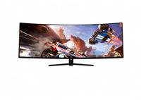 Nouvel écran d'ordinateur LED VA HDR 4K de 49 pouces, 165 Hz, temps de réponse de 2 ms, hauteur réglable, support rotatif, double port DP, pour les professionnels