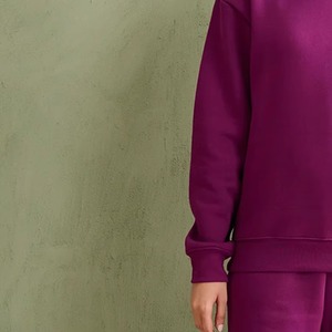 Survêtement pour femme haute performance, séchage rapide, grande taille, coton 380 g/m², molleton, prix raisonnable - Product Image 6