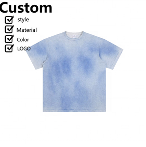 เสื้อยืดแขนสั้นผู้ชายผ้าฝ้ายหยาบคุณภาพสูงสั่งทำพิเศษเนื้อหนา - Product Image 1