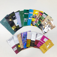 Emballage pour feuilles de tabac Baccy, pochette en plastique personnalisée avec fermeture éclair pour tabac à rouler
