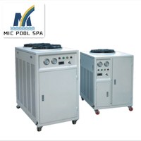 Refroidisseur refroidi à l'eau de machine fraîche industrielle de haute qualité 220V 380V pour la piscine