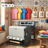 Untuk Printer DTF Otomatis Dual Head XP600 Baru 60cm 24inch dengan Tinta DTF Multi Warna untuk Pakaian A1