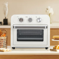 Four grille-pain pour friteuse Nouvelle arrivée Digital Mini Home Apartment Use 14L Electric Stainless Steel Square PFA Digital Control Knob