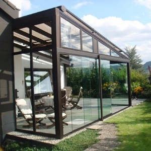 Manufacturer Glass <strong>House</strong> Panoramic View Aluminum Alloy Sunrooms Double Tempered Glass Modern Design Scenic Viewing Prefab <strong>House</strong> - Product Image 6