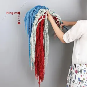 Decoración colgante de Punta larga de seda Everlasting Rouli, juego de boda suave, <span class=keywords><strong>cortinas</strong></span> de flores artificiales de flores secas de arroz colgantes - Product Image 3