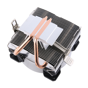 Qiuzaim 2/4 Ống Đồng Áp Lực Giảm Tản Nhiệt Cpu12 Máy Tính <span class=keywords><strong>Cpu</strong></span> Fan 90Mm Im Lặng 1700 Làm Mát Bằng Không Khí 1155/Am3/1150 - Product Image 3