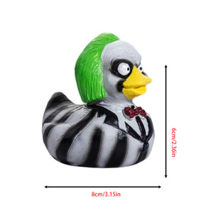Estatua de Resina de Pato de Película de Terror - Decoración Espeluznante de Personaje Villano para Mesa, Fiesta, Hogar o Estantería - Product Image 5