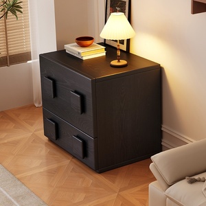 Mesita de Noche Moderna y Sencilla de Madera Carmen, Gabinete de Almacenamiento para Dormitorio, Mueble para TV, Cómoda Multifuncional - Product Image 2