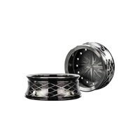 Nouvelle Tête de Chicha Russe HMD Noire, Accessoire de Chicha pour Fumer, Appareil de Chicha