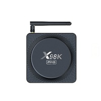 Boîtier TV Android 11 YDH-X98K PRO RK3566 Quad Core 4 Go de RAM 32 Go de ROM 0.8 TOPS NPU Décodeur vidéo 8K Antenne externe 2T2R Ethernet STB