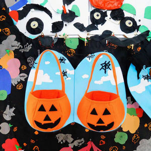 Bolsa <span class=keywords><strong>de</strong></span> Calabaza 3D <span class=keywords><strong>de</strong></span> Halloween, Accesorio <span class=keywords><strong>de</strong></span> Ambiente Festivo para Niños, <span class=keywords><strong>Bruja</strong></span>, Fantasma, Festival, Bolsa <span class=keywords><strong>de</strong></span> Mano <span class=keywords><strong>de</strong></span> Tela No Tejida, Suministros Navideños - Product Image 2