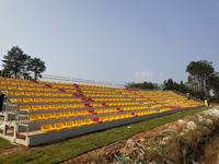 Chaises de stade en plastique HDPE haute densité par Century Star Sports avec garantie de 5 ans pour une utilisation en intérieur/extérieur