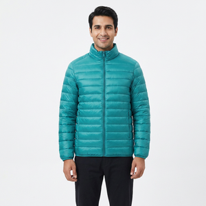 Blouson d'hiver matelassé brillant pour homme, nouveau design, avec logo personnalisé, rembourrage chaud, vente en gros, style bomber en jean 2026 - Product Image 1