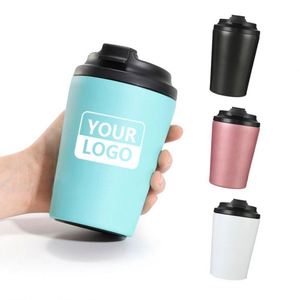 Custom Logo Personalized 12oz Takeaway Water Travel Mug Sustainable Reusable <b>Expresso</b> Coffee <b>Cups</b> - Product Image 6