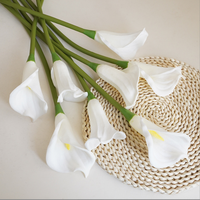 Vente en gros 70cm Grandes fleurs artificielles PU Real Touch Calla Lily artificielle pour la décoration intérieure