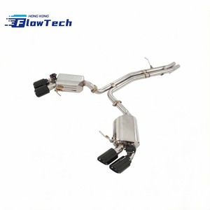 Sistema de Escape Catback con Válvulas de Acero Inoxidable T304 para Porsche Macan S/GTS/Turbo 3.0T 3.6T con Control Remoto de Válvulas y Puntas Cuádruples - Product Image 4