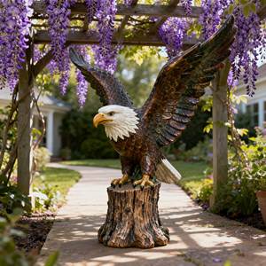 Escultura de Águia de Bronze Personalizada em Grande Escala, Escultura Tradicional de Bronze Fundido, Estátua de Águia de Bronze em Tamanho Real - Product Image 2