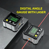 Inclinometer Digital Baru dengan Medan Magnet Kuat di Kedua Sisi dan Pengukuran Sudut Laser serta Kemiringan di Kedua Sisi.