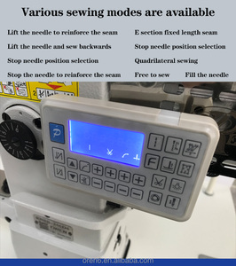 Máquina <span class=keywords><strong>de</strong></span> <span class=keywords><strong>Coser</strong></span> Industrial Automática OREN con Motor, Pie <span class=keywords><strong>de</strong></span> Arrastre y Cama Plana Computarizada <span class=keywords><strong>de</strong></span> Alta Velocidad RN8B-246D4 - Product Image 5