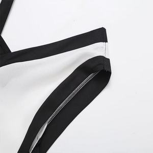 Robe longue décontractée d'été pour femme, sans manches, à bretelles, couleur blanc ou noir, personnalisable OEM, vente chaude en gros - Product Image 4