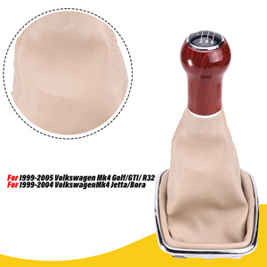 Volkswagen Manual Gear <b>Knob</b> Leather 5 6 Speed Ergonomic <b>Shift</b> Head - Product Image 2