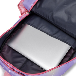 Cute <b>Lightweight</b> <b>Backpack</b> For Girls And Boys Elementary To Junior High School 15 Inches Macaron Colors Geometric Pattern - Product Image 4