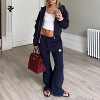 Collection Automne 2026 : Ensemble Survêtement Tendance Femme Personnalisé – Tenue Décontractée Streetwear 2 Pièces : Sweat à Capuche Zippé et Pantalon de Survêtement