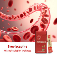 Экстракт Qidan Erigeron Breviscapus в порошке для здоровья мозга и улучшения кровообращения, производитель OEM/ODM, производство под собственной торговой маркой