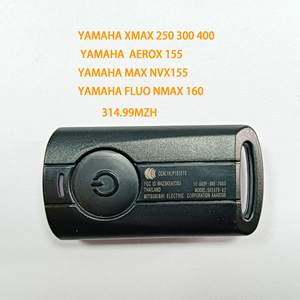 Chave de controle remoto inteligente para motocicleta, chave com 1 botão 314.99mhz, original B5X-H6261-42 para Yamaha Xmax 250 300 400 Aerox 155