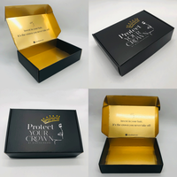 Boîte d'expédition rose personnalisée, boîte à courrier en carton ondulé, boîte d'emballage cosmétique, boîte cadeau holographique pour les soins de la peau/la beauté/les vêtements